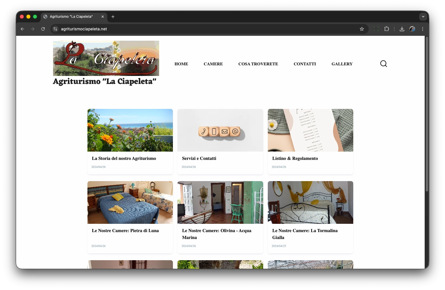 Agriturismo - La Ciapeleta